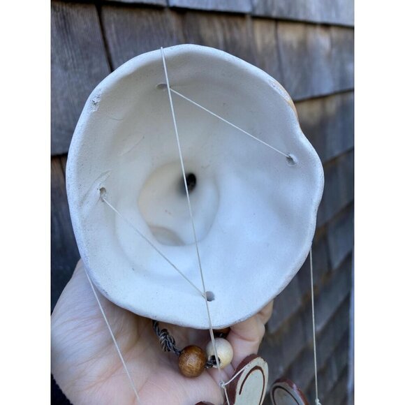 Vintage Miss Mouse Windchimes, Miss Mouse with Bonnet, Mouse with Pie Windchimes - Picture 5 of 10